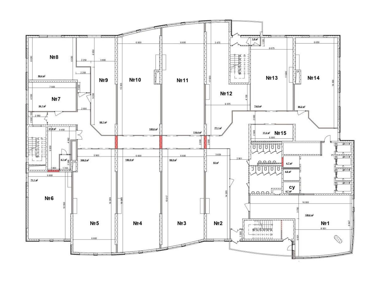 Аренда офисного помещения в Киеве, Ушинского улица 40, помещений - 1, этаж - 9 фото 1