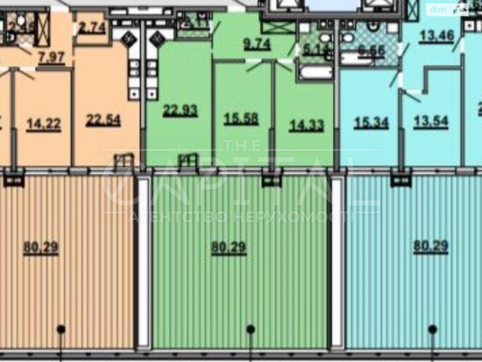 Аренда офисного помещения в Киеве, Днепровская набережная 15К, помещений - 4, этаж - 2 фото 1