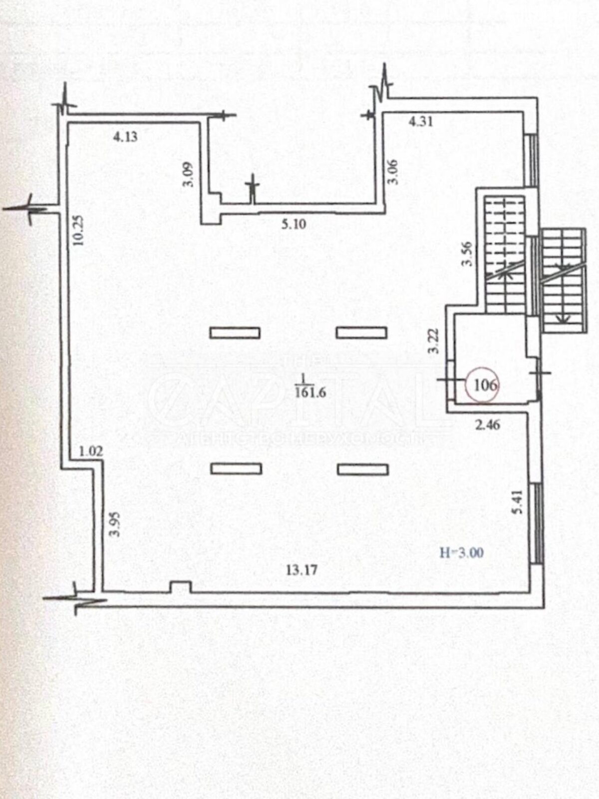 Оренда офісного приміщення в Києві, Центральна вулиця 19, приміщень - 3, поверх - 1 фото 1
