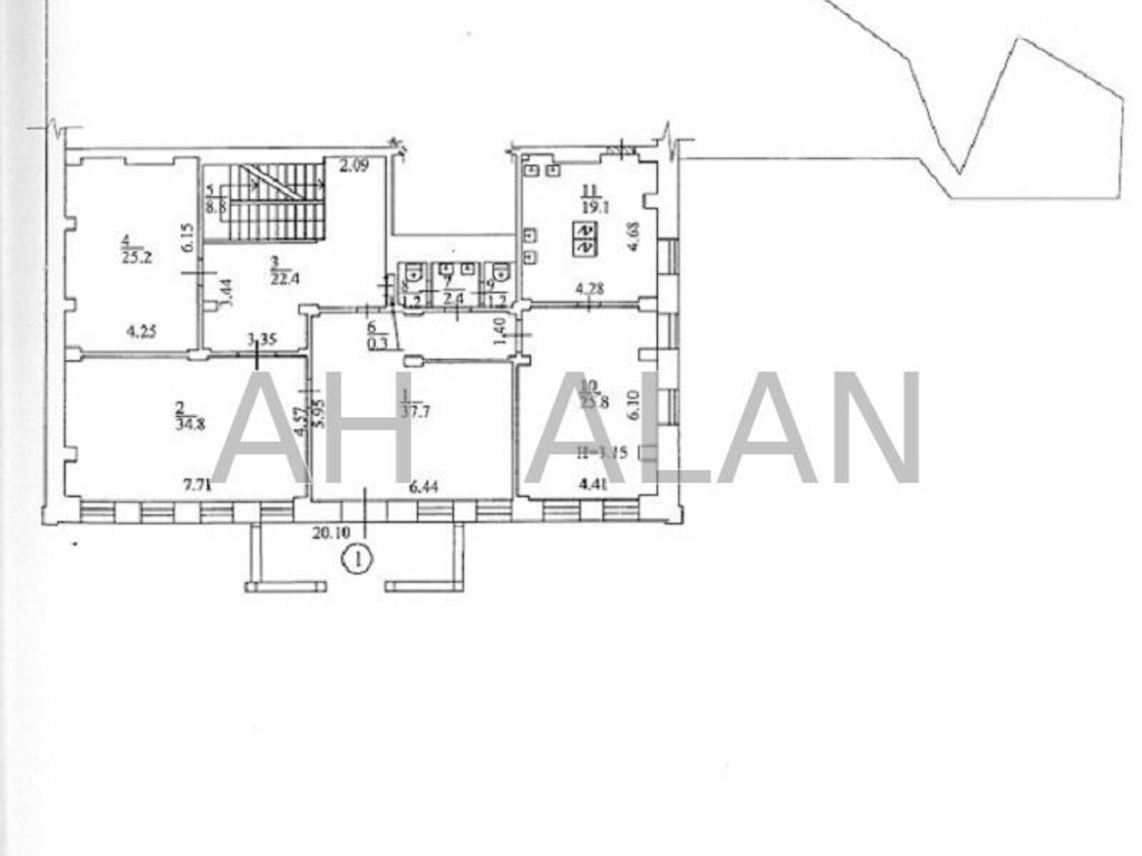 Аренда офисного помещения в Киеве, Жилянская улица, помещений - 22, этаж - 1 фото 1 Аренда офисного помещения в Киеве, Жилянская улица, помещений - 22, этаж - 1 фото 1