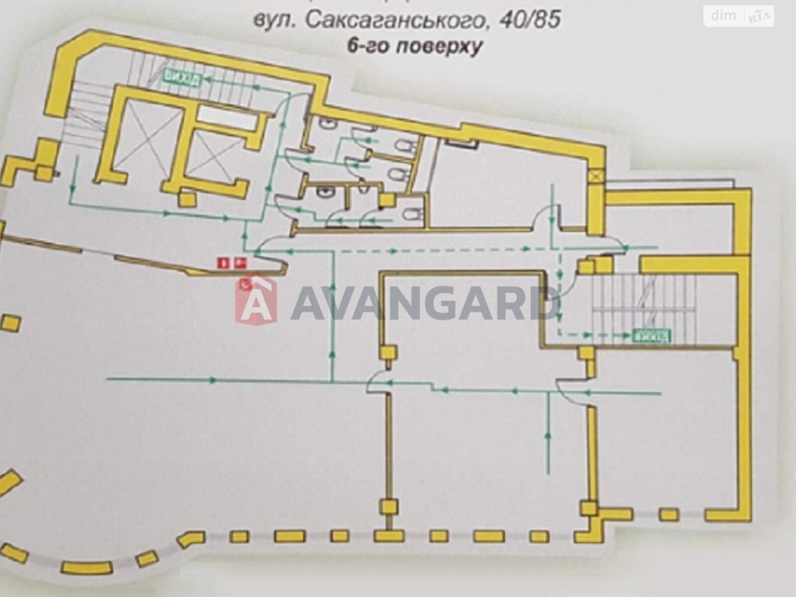Оренда офісного приміщення в Києві, Саксаганського вулиця 40/85, приміщень - 2, поверх - 6 фото 1 Оренда офісного приміщення в Києві, Саксаганського вулиця 40/85, приміщень - 2, поверх - 6 фото 1
