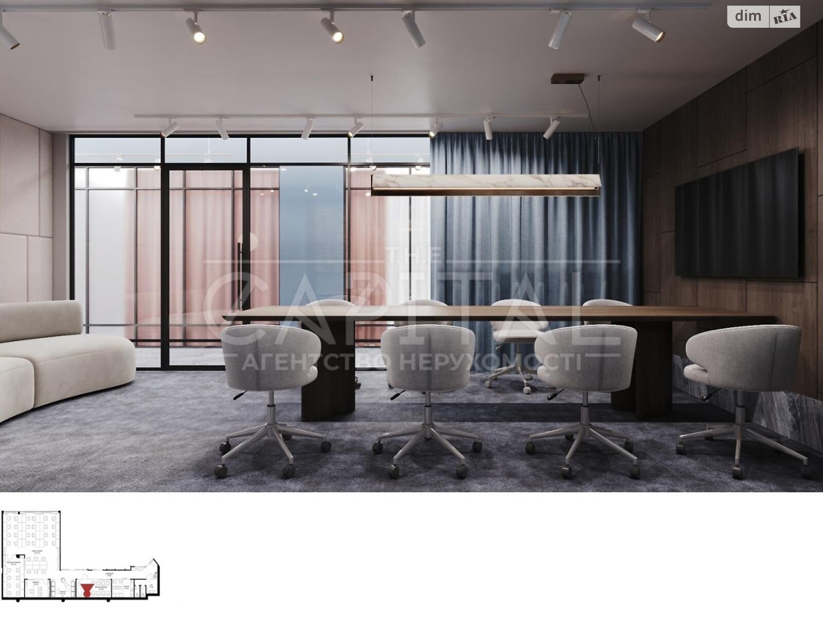 Аренда офисного помещения в Киеве, Иоанна Павла II (Патриса Лумумбы) улица 6/1, помещений - 5, этаж - 2 фото 1