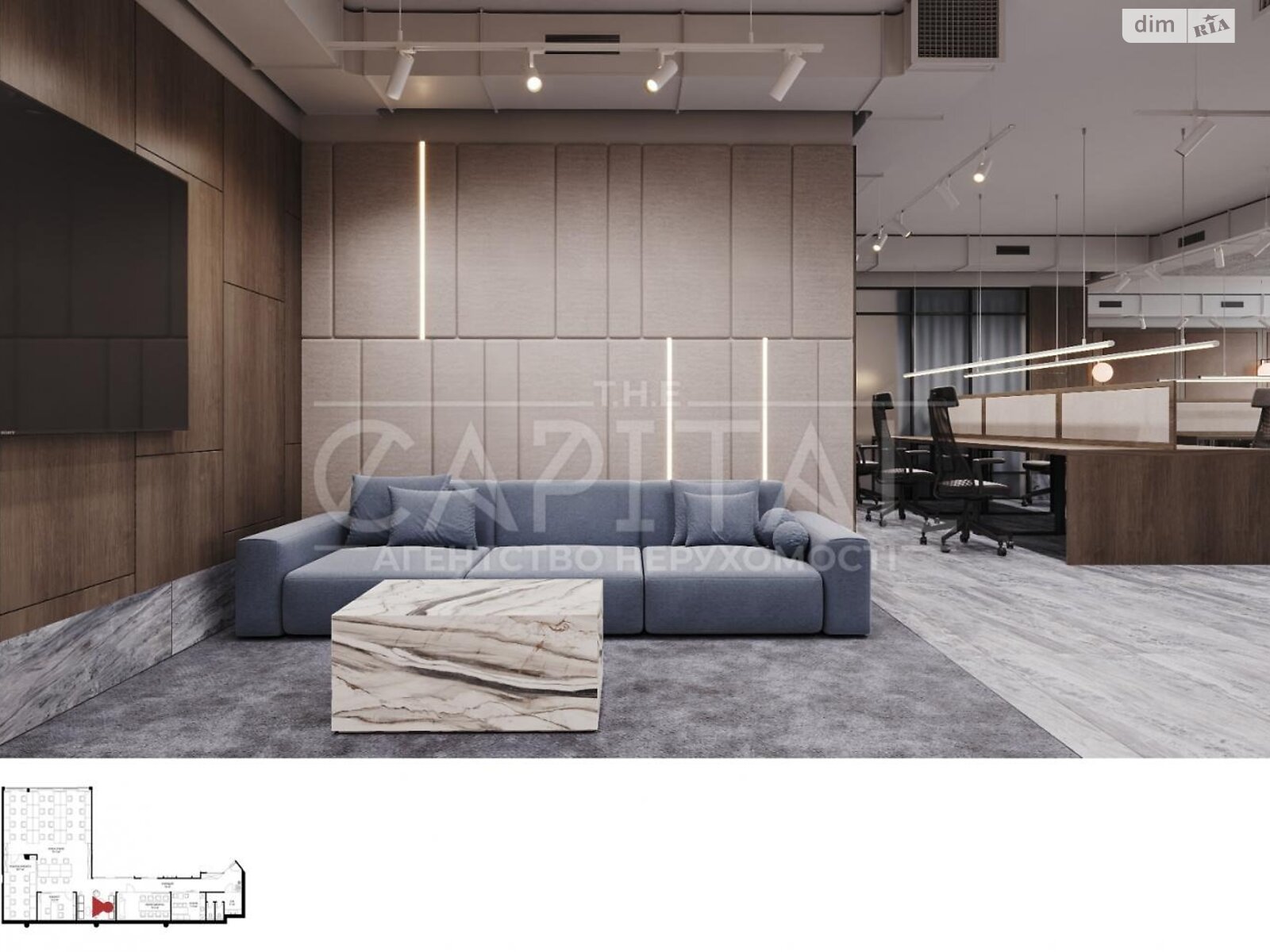 Аренда офисного помещения в Киеве, Иоанна Павла II (Патриса Лумумбы) улица 6/1, помещений - 5, этаж - 2 фото 1