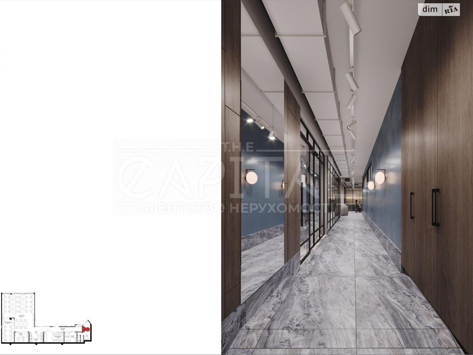 Аренда офисного помещения в Киеве, Иоанна Павла II (Патриса Лумумбы) улица 6/1, помещений - 5, этаж - 2 фото 1