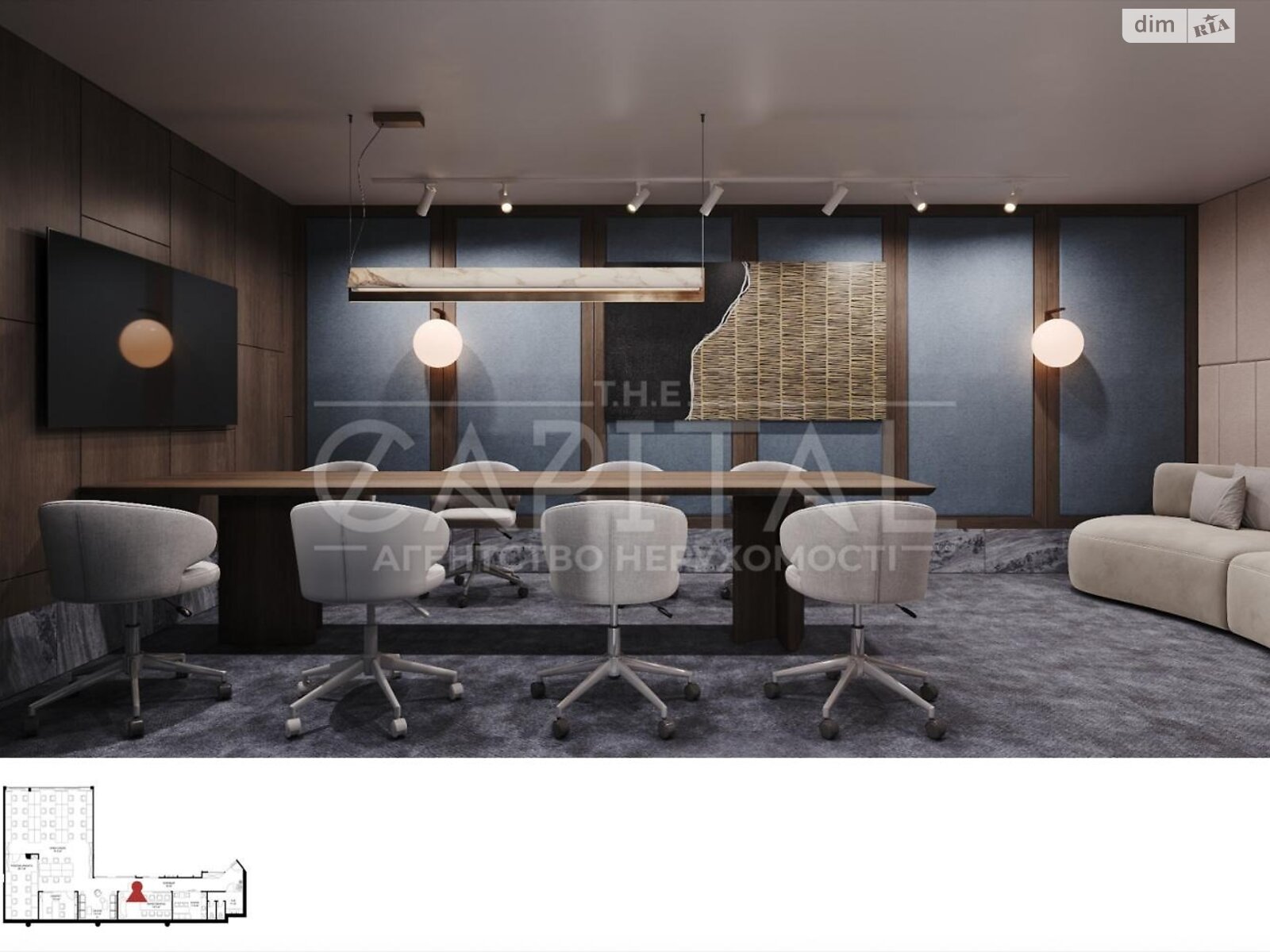 Аренда офисного помещения в Киеве, Иоанна Павла II (Патриса Лумумбы) улица 6/1, помещений - 5, этаж - 2 фото 1