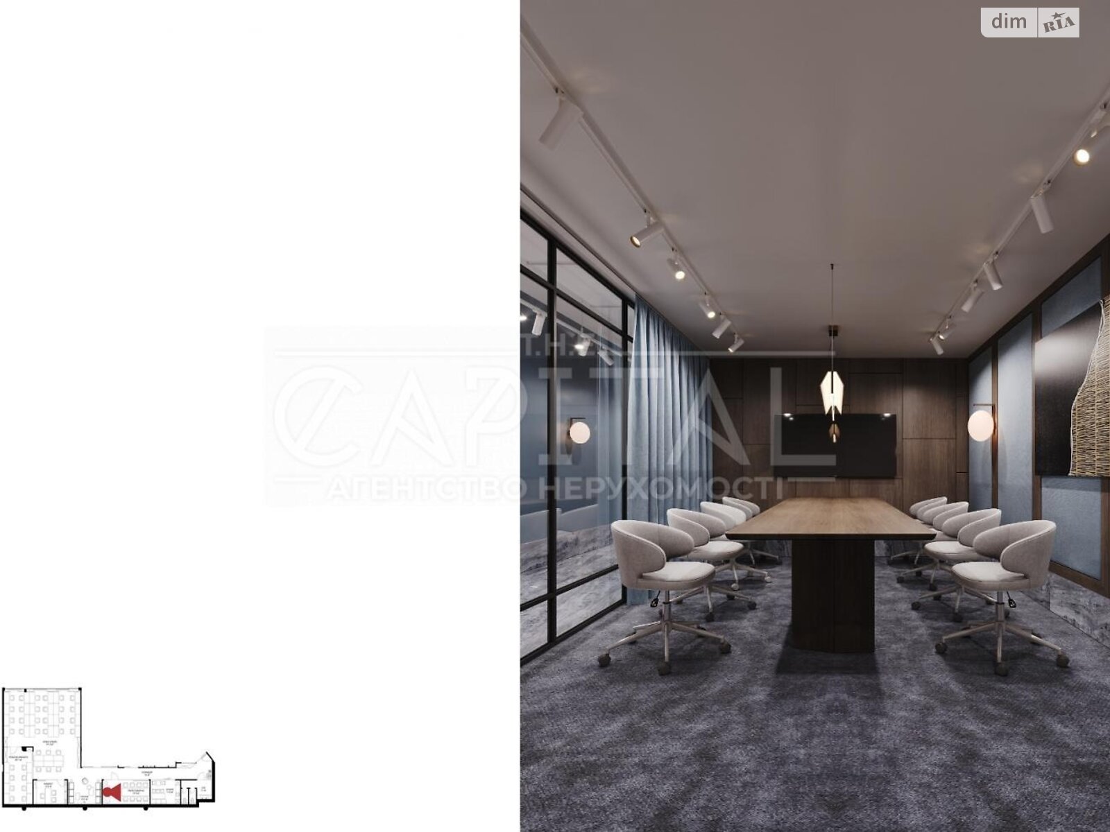 Аренда офисного помещения в Киеве, Иоанна Павла II (Патриса Лумумбы) улица 6/1, помещений - 5, этаж - 2 фото 1