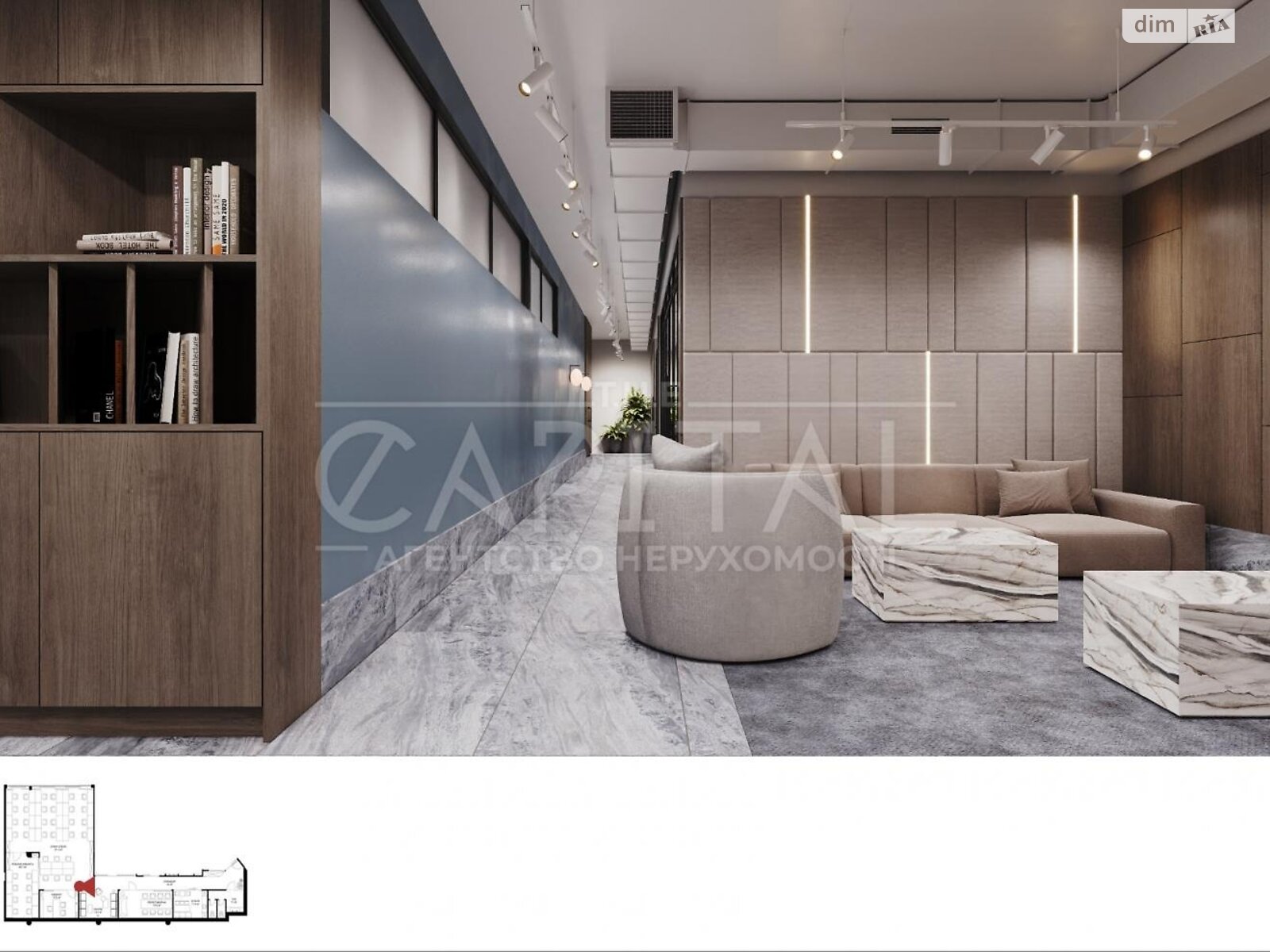 Аренда офисного помещения в Киеве, Иоанна Павла II (Патриса Лумумбы) улица 6/1, помещений - 5, этаж - 2 фото 1