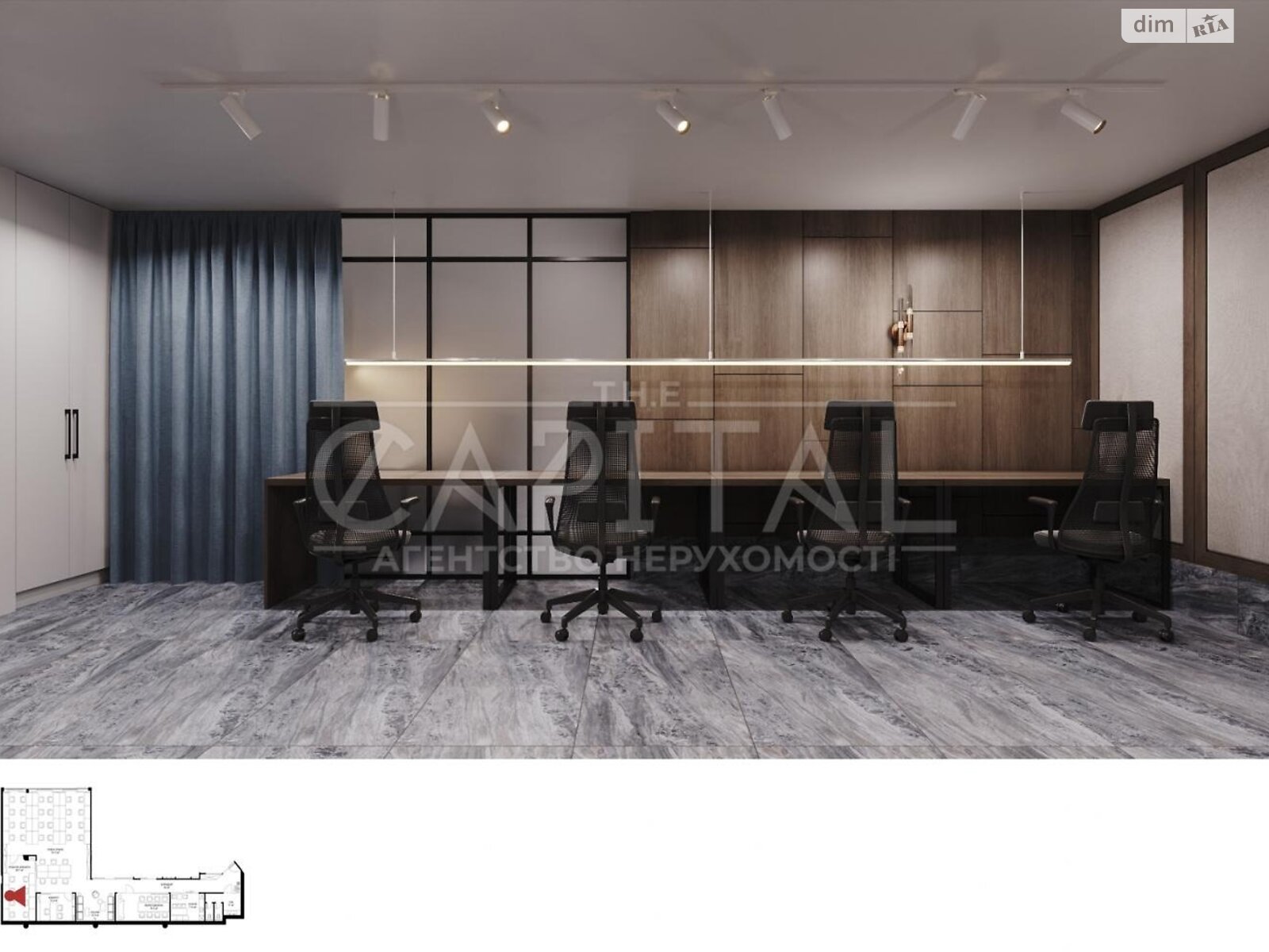 Аренда офисного помещения в Киеве, Иоанна Павла II (Патриса Лумумбы) улица 6/1, помещений - 5, этаж - 2 фото 1