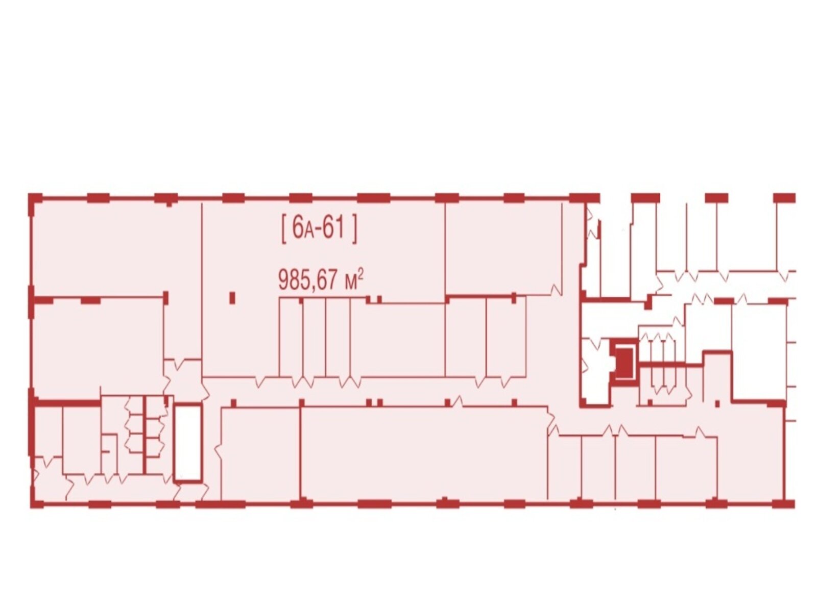 Аренда офисного помещения в Киеве, Николая Пимоненко улица 13, помещений -, этаж - 6 фото 1