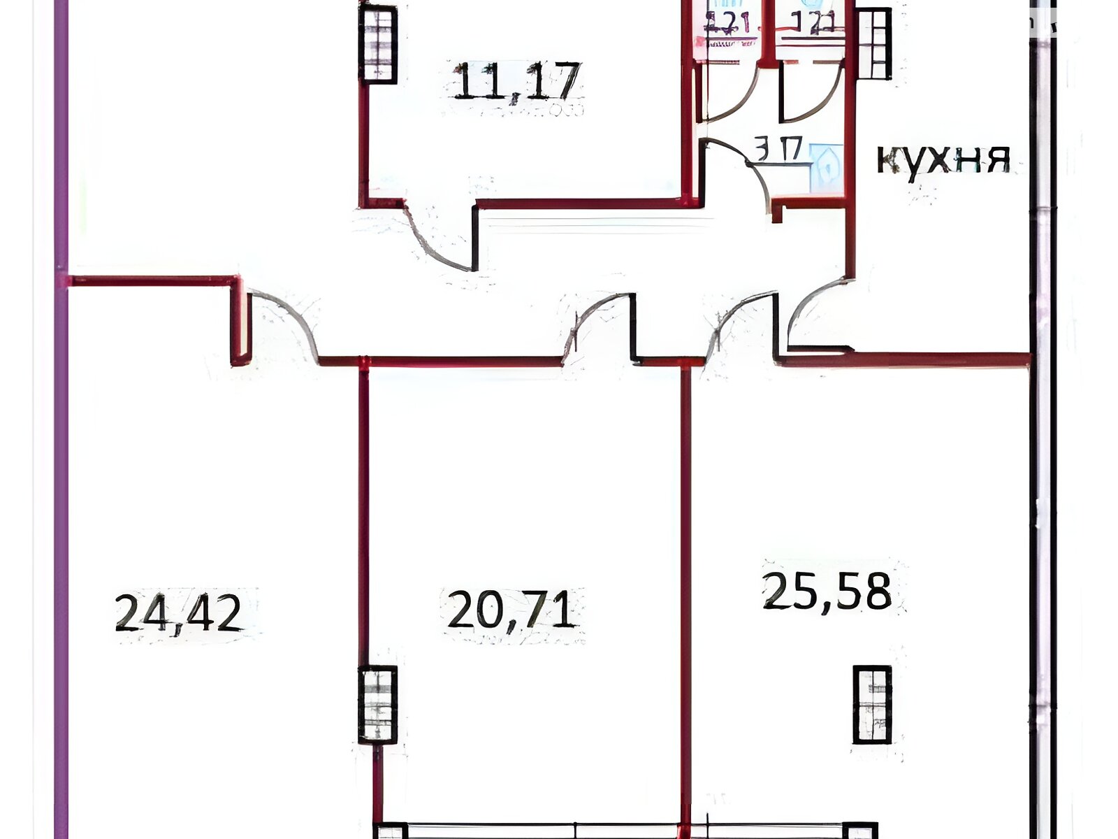 Оренда офісного приміщення в Києві, Січових Стрільців (Артема) вулиця 50, приміщень -, поверх - 3 фото 1