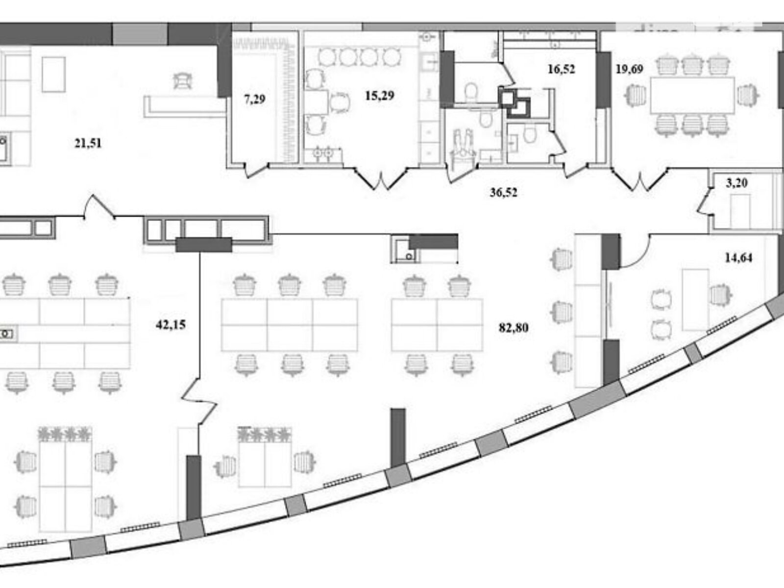 Оренда офісного приміщення в Києві, Січових Стрільців (Артема) вулиця 44А, приміщень - 5, поверх - 2 фото 1