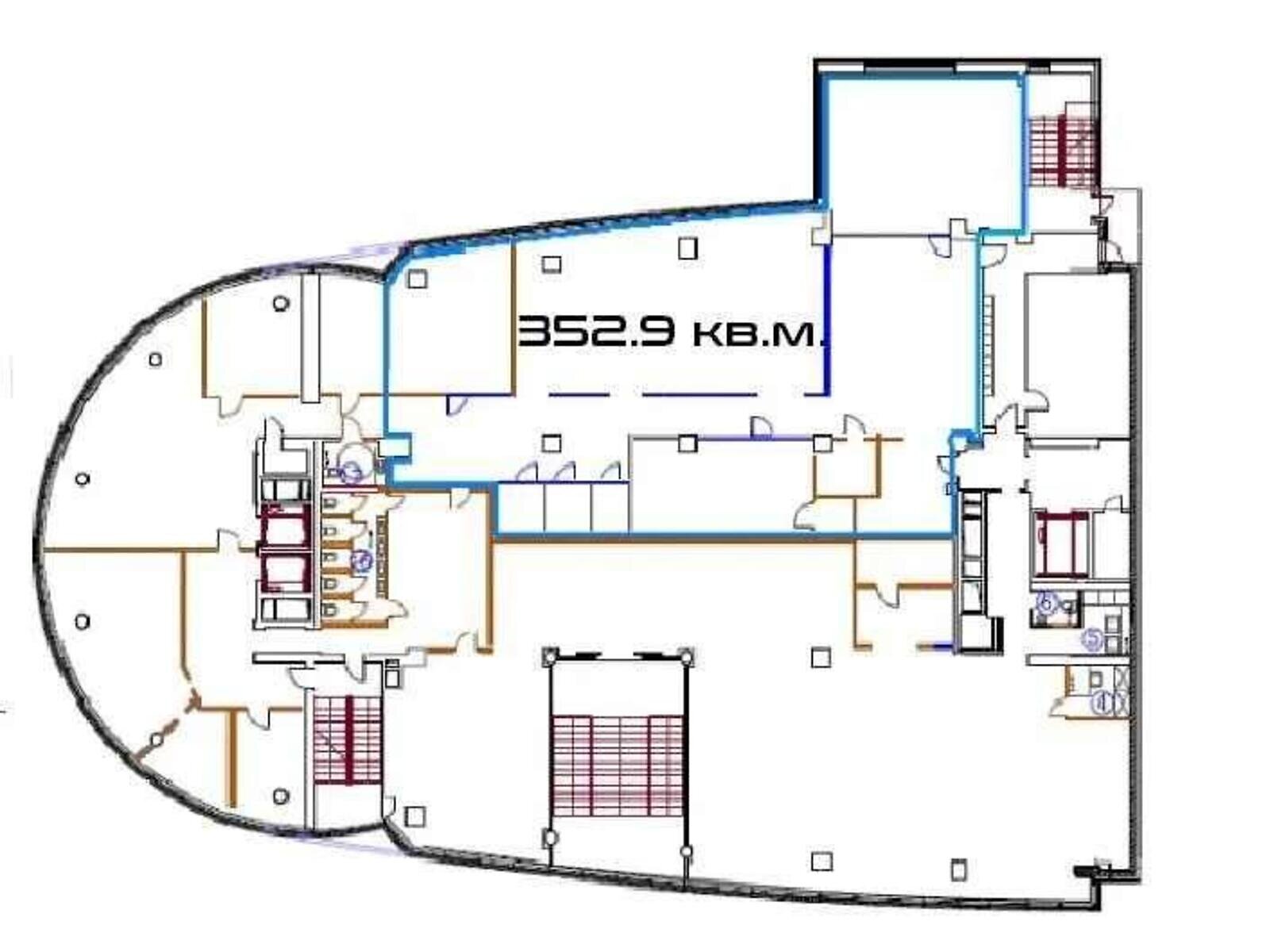 Оренда офісного приміщення в Києві, Євгена Сверстюка вулиця 2А, приміщень -, поверх - 2 фото 1