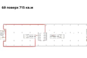 Аренда офисного помещения в Киеве, Лейпцигская улица 15А, помещений - 11, этаж - 6 фото 2