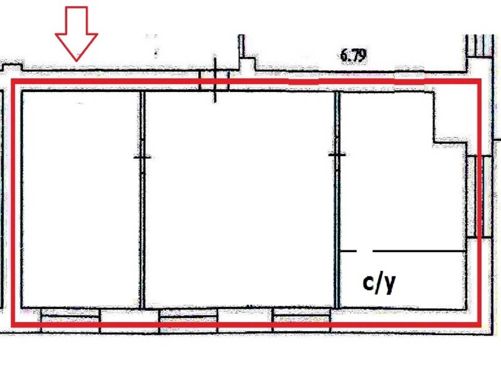 Аренда офисного помещения в Киеве, Крещатик улица 7/11, помещений - 3, этаж - 5 фото 1