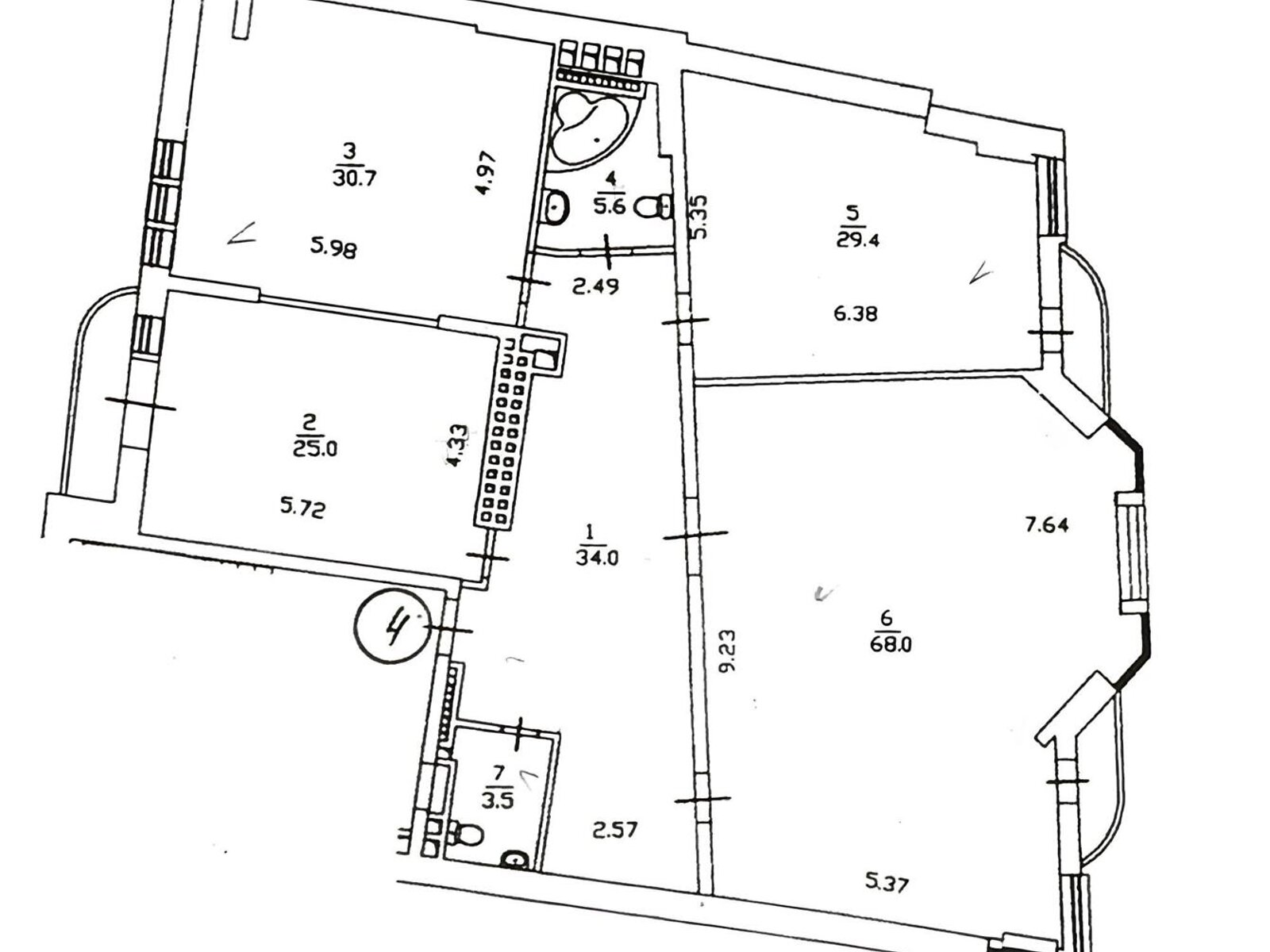 Оренда офісного приміщення в Києві, Крутий узвіз 7, приміщень - 10, поверх - 7 фото 1