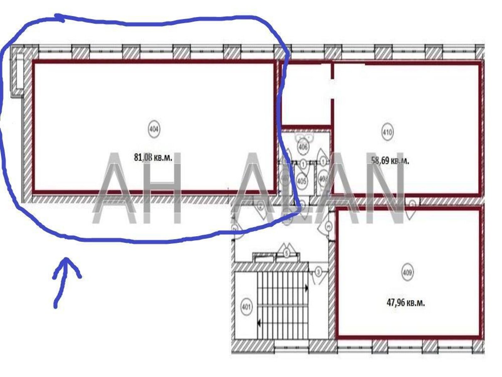 Аренда офисного помещения в Киеве, Даниила Щербаковского (Щербакова) улица 45А, помещений - 1, этаж - 4 фото 1