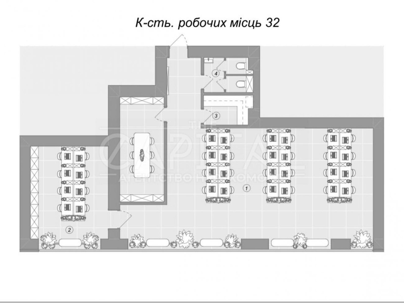 Аренда офисного помещения в Киеве, ул. Левка Лукьяненко 21 корпус 3, помещений - 1, этаж - 2 фото 1