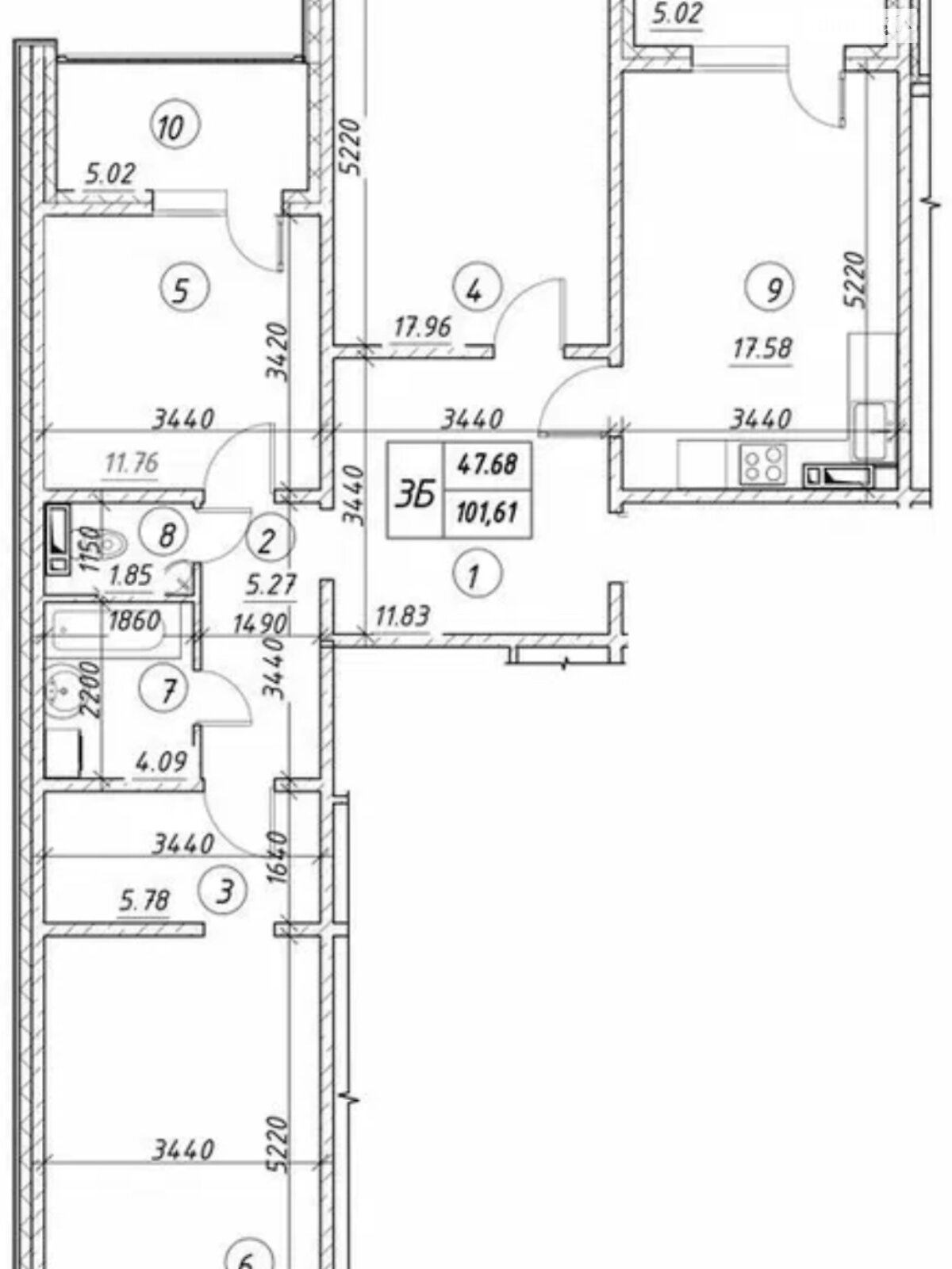 Аренда офисного помещения в Киеве, Ревуцкого улица 54А, помещений - 3, этаж - 2 фото 1