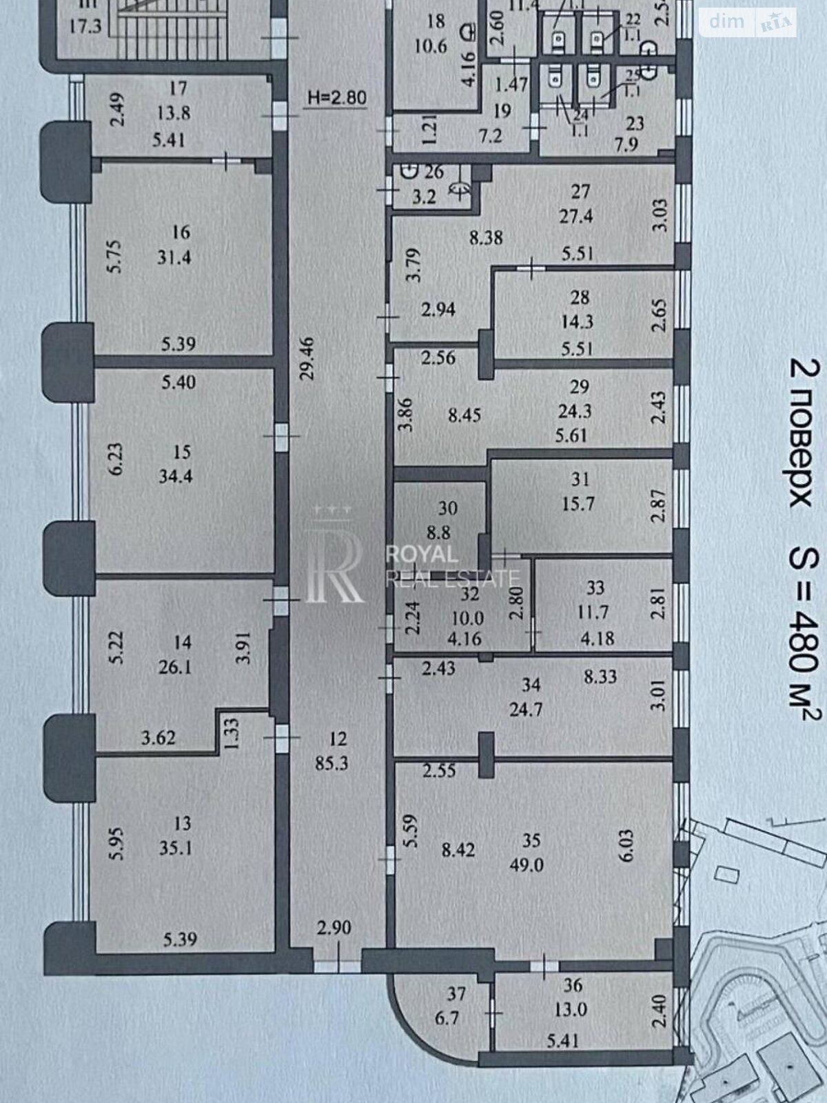 Оренда офісного приміщення в Києві, Лаврська вулиця 16, приміщень - 33, поверх - 1 фото 1