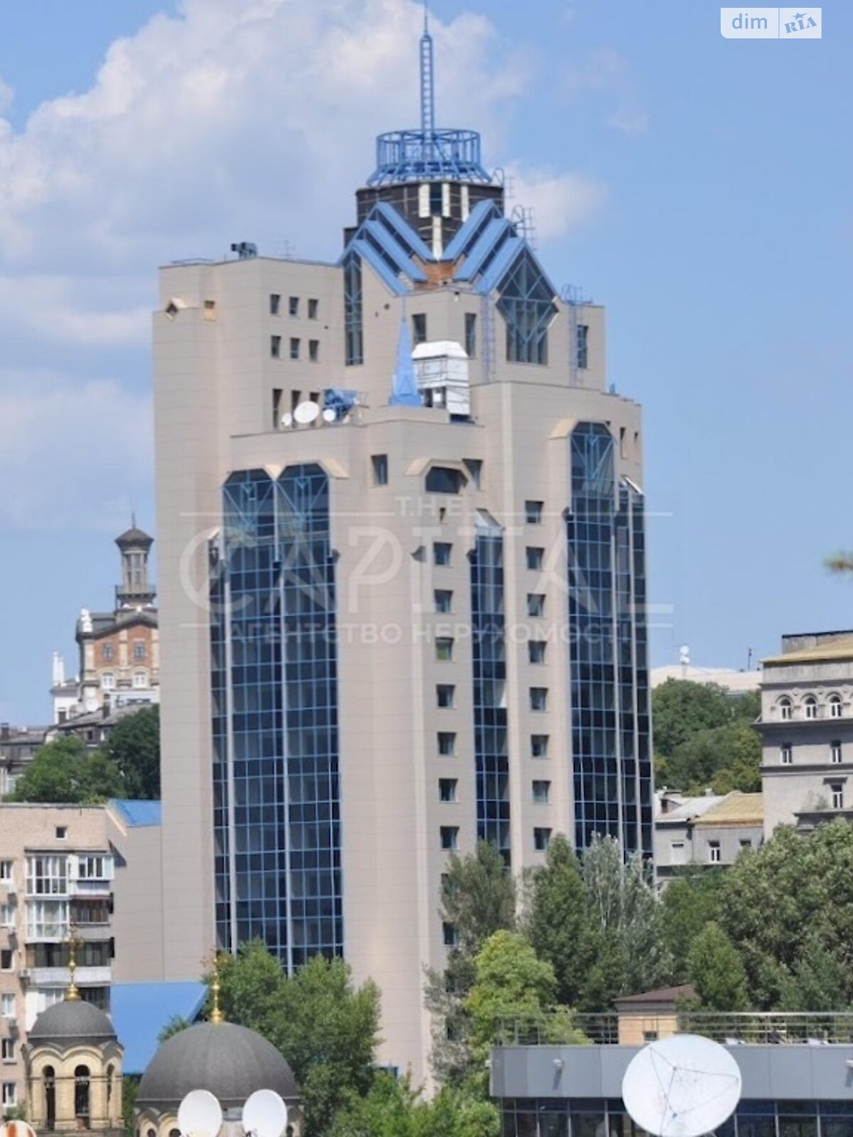 Аренда офисного помещения в Киеве, Шелковичная улица 42/44, помещений - 6, этаж - 6 фото 1