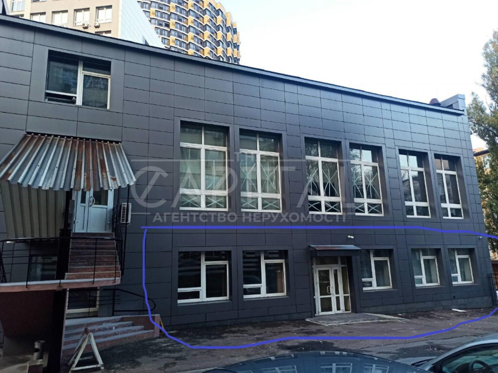 Аренда офисного помещения в Киеве, Кудрявский спуск 7, помещений - 8, этаж - 1 фото 1