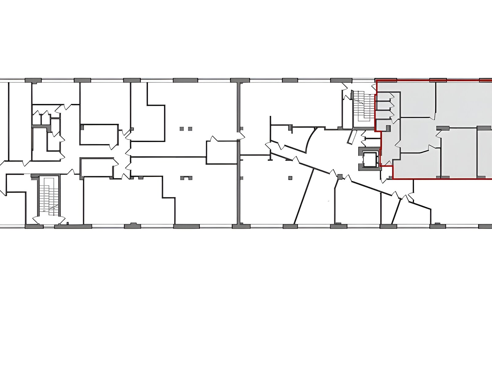 Аренда офисного помещения в Киеве, Николая Пимоненко улица 13, помещений - 4, этаж - 5 фото 1