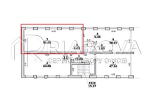 Аренда офисного помещения в Киеве, Щербакова улица, помещений - 1, этаж - 4 фото 2 Аренда офисного помещения в Киеве, Щербакова улица, помещений - 1, этаж - 4 фото 2
