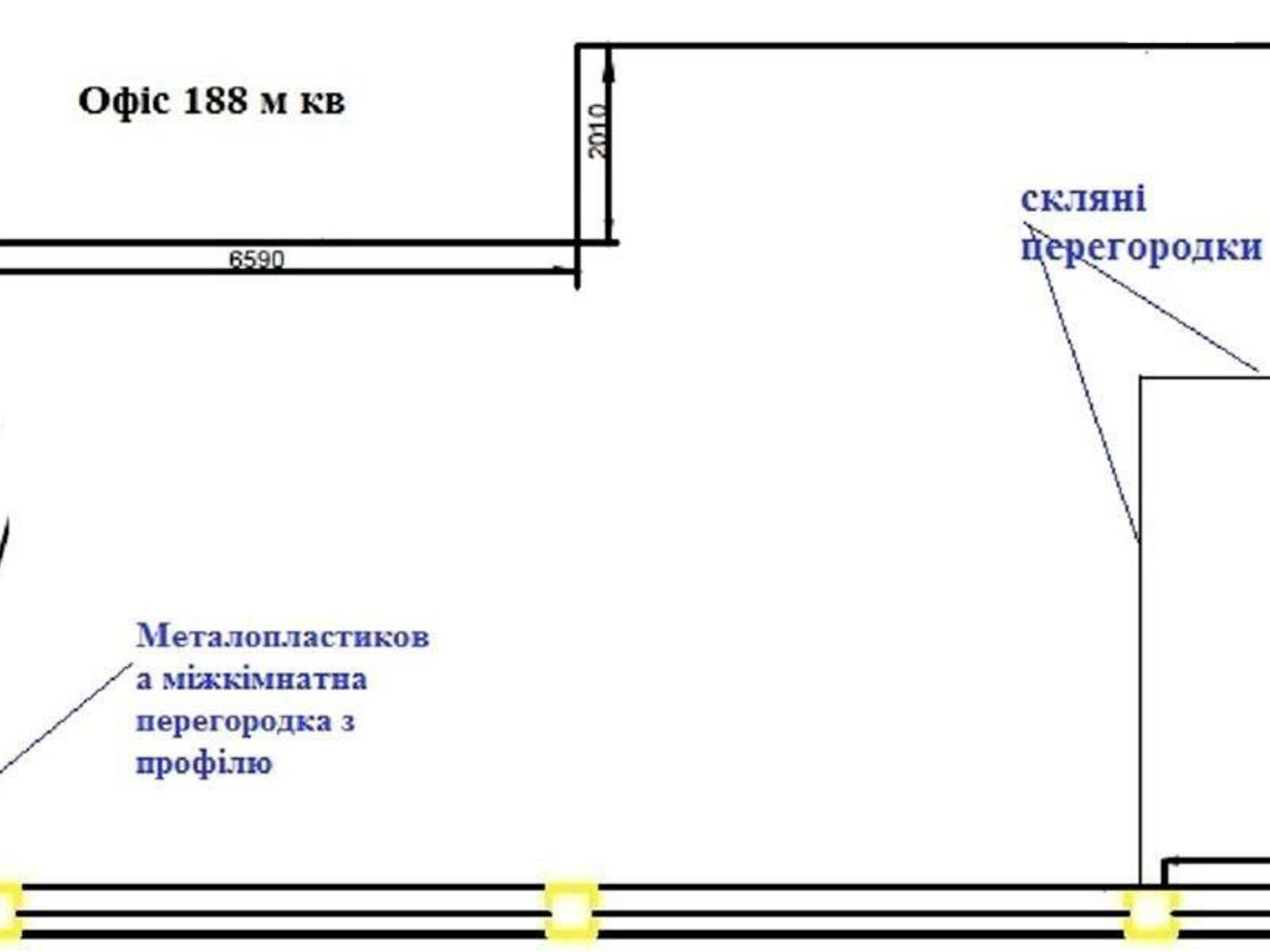 Оренда офісного приміщення в Києві, Шолуденка вулиця, приміщень - 1, поверх - 3 фото 1