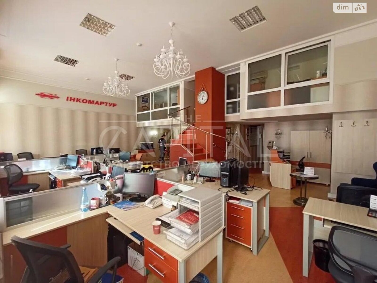 Аренда офисного помещения в Киеве, Владимирская улица 65, помещений - 3, этаж - 2 фото 1