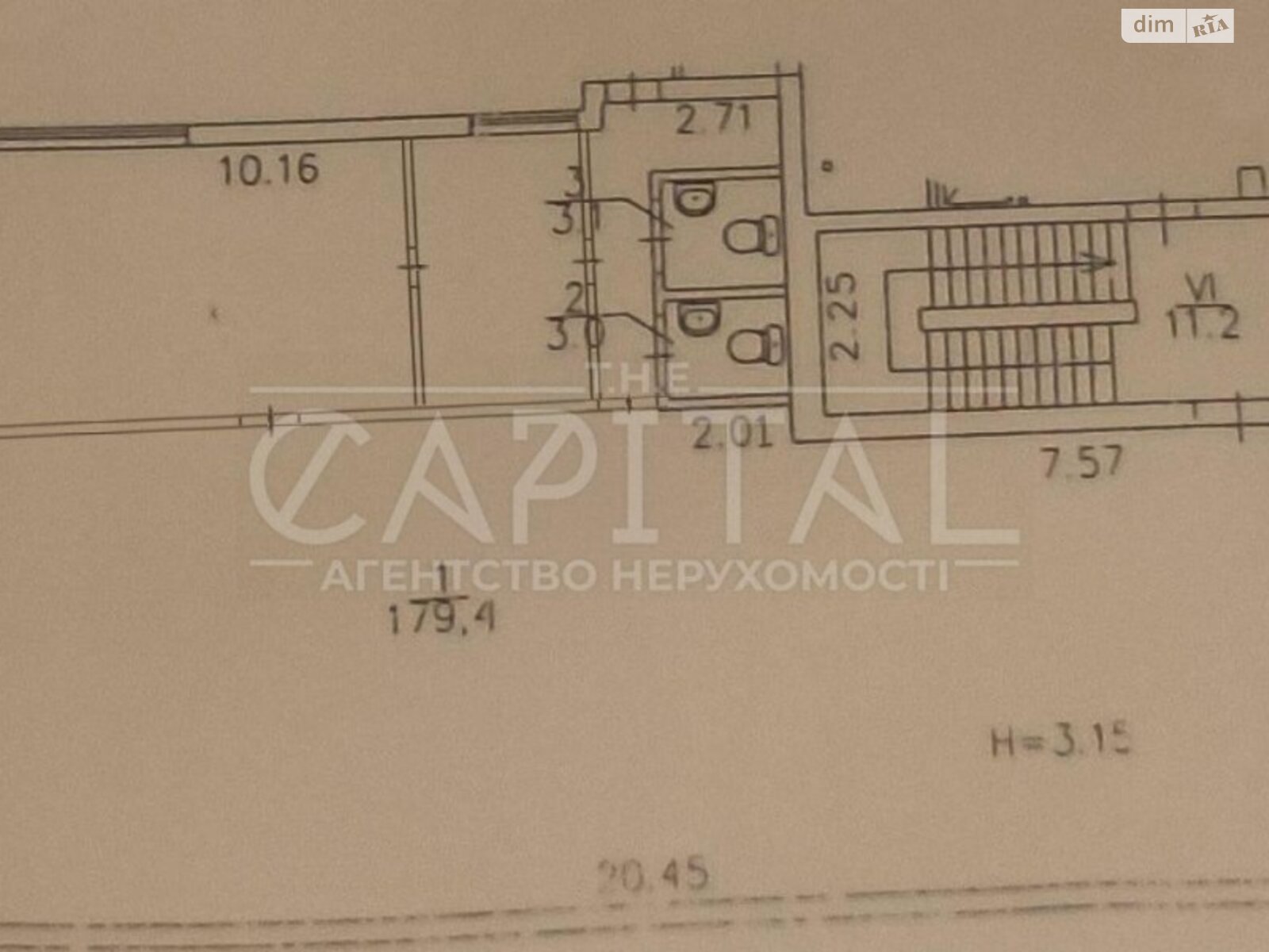 Аренда офисного помещения в Киеве, Гетьмана Вадима улица 1, помещений - 8, этаж - 3 фото 1