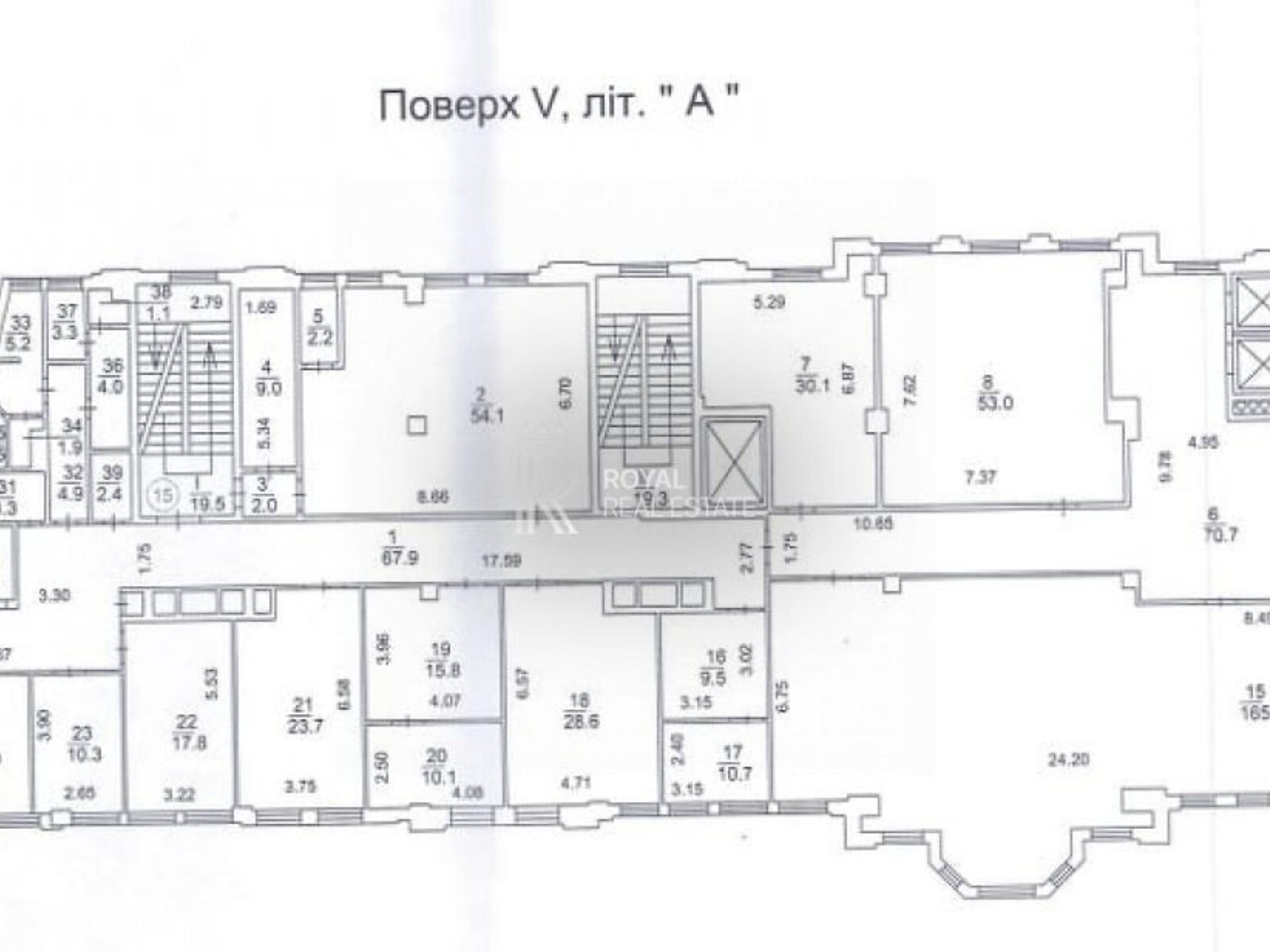 Оренда офісного приміщення в Києві, Володимирська вулиця 38, приміщень - 12, поверх - 5 фото 1