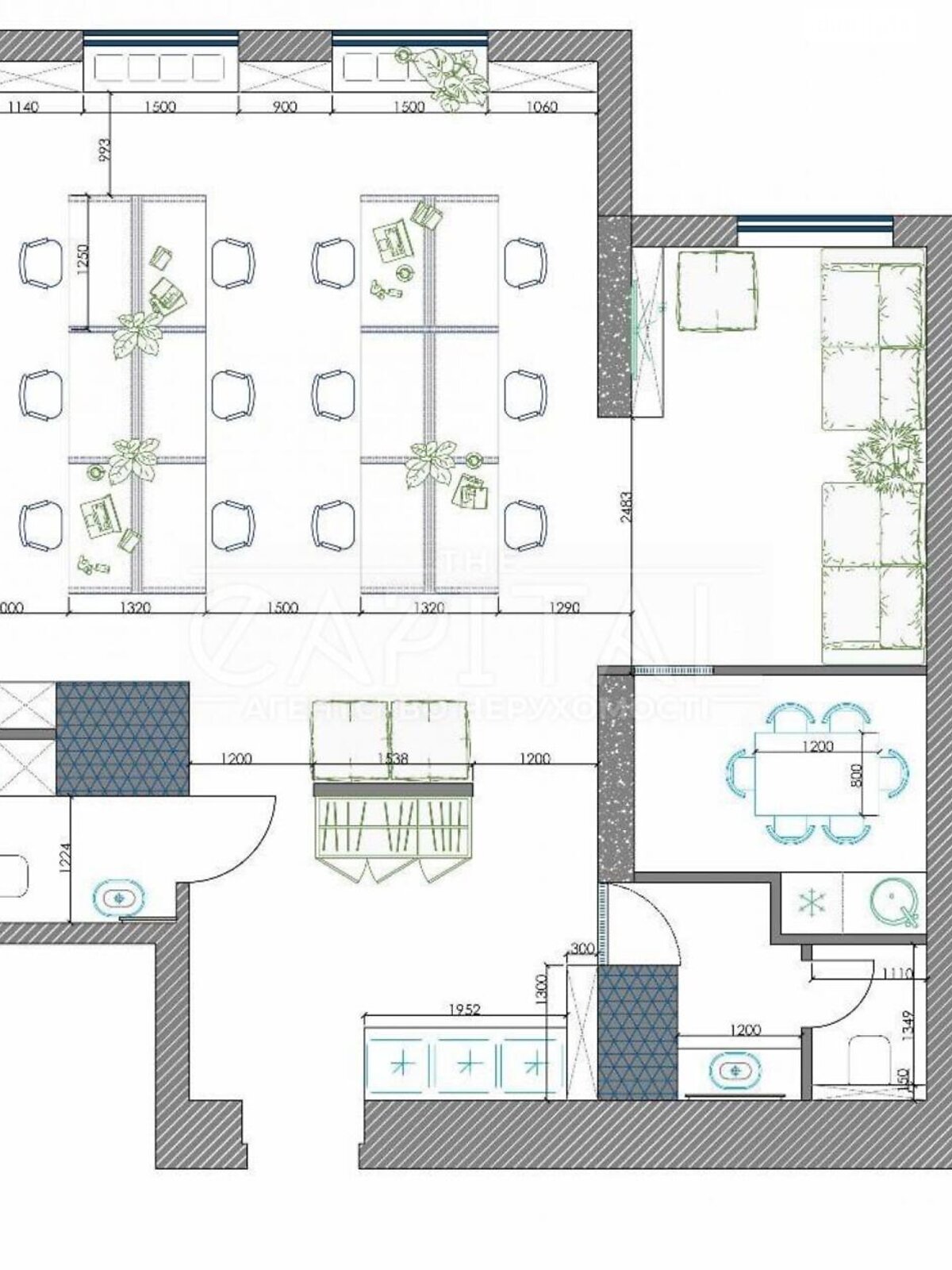 Оренда офісного приміщення в Києві, Олени Теліги вулиця 25, приміщень - 2, поверх - 13 фото 1 Оренда офісного приміщення в Києві, Олени Теліги вулиця 25, приміщень - 2, поверх - 13 фото 1