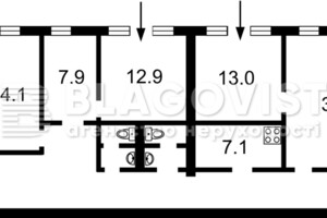 Оренда офісного приміщення в Києві, Богдана Хмельницького вулиця 52, приміщень - 7, поверх - 3 фото 2