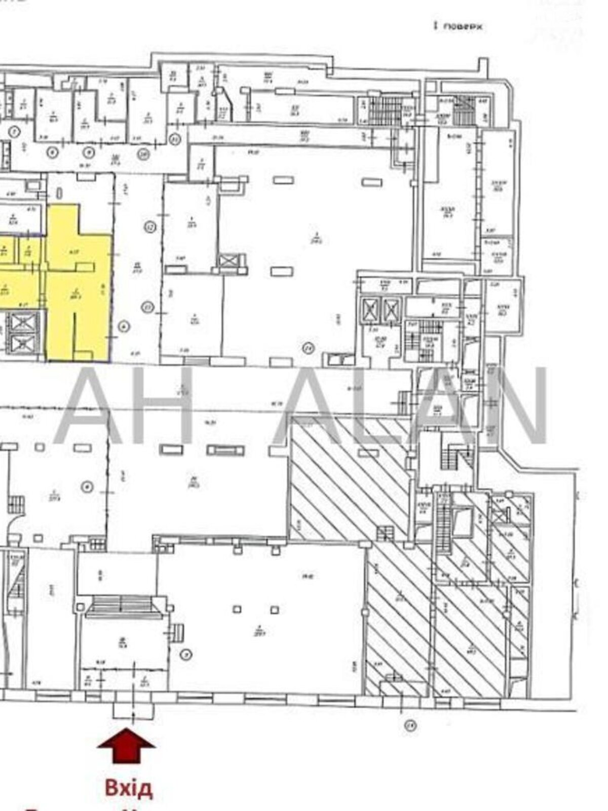 Аренда офисного помещения в Киеве, Богдана Хмельницкого улица 52, помещений - 4, этаж - 1 фото 1
