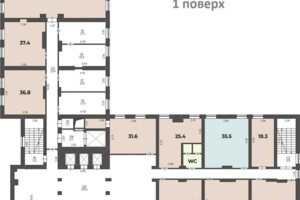Аренда офисного помещения в Луцке, Набережная улица 4, помещений - 1, этаж - 2 фото 2