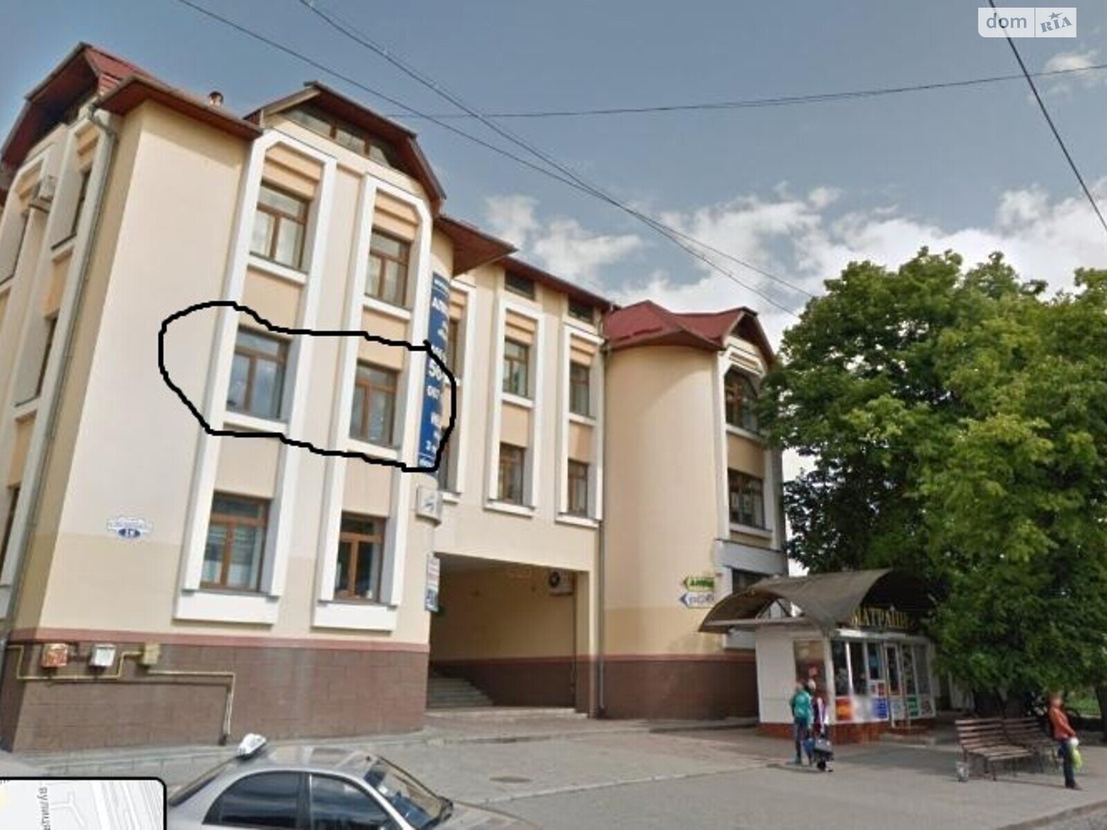 Оренда офісного приміщення в Тернополі, Хмельницького Богдана вулиця 18, приміщень - 1, поверх - 2 фото 1