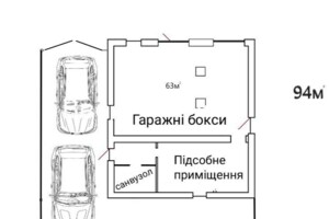 Окремий гараж універсальний в Вінниці, площа 94 кв.м. фото 2