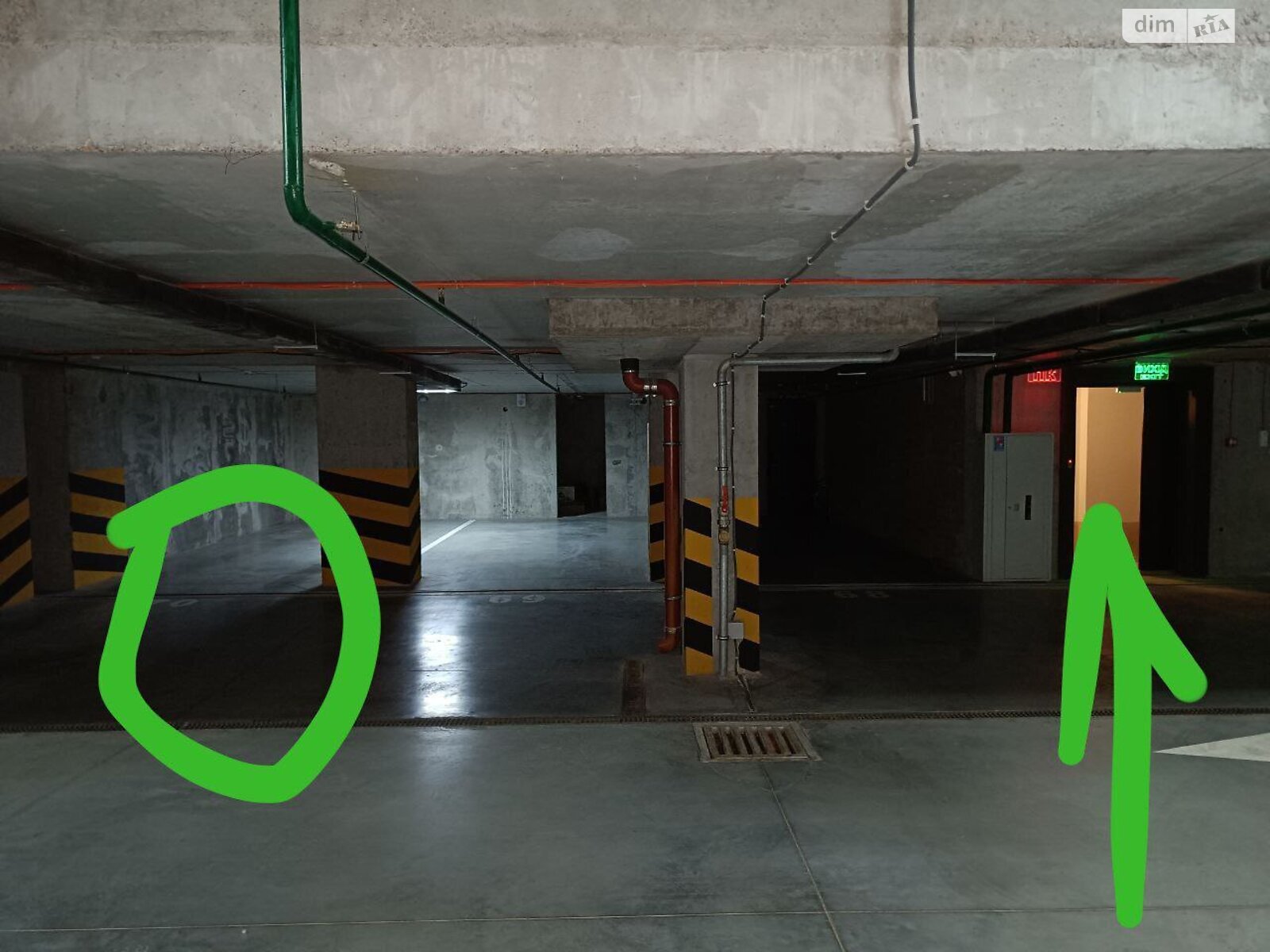 Місце на підземному паркінгу під легкове авто в Києві, площа 24 кв.м. фото 1
