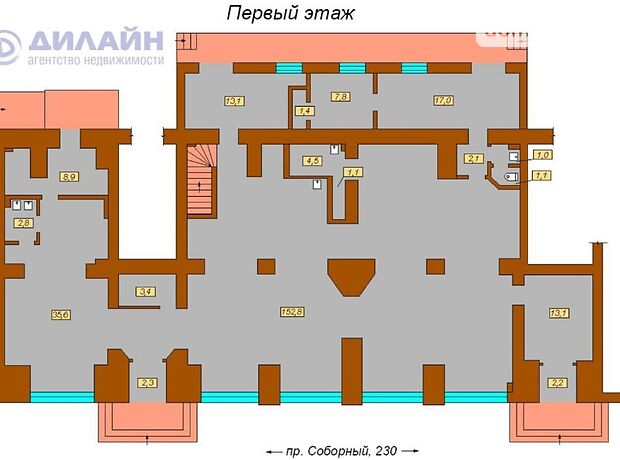 Помещение свободного назначения в Запорожье, сдам в аренду по Соборный проспект 230, район Вознесеновский (Орджоникидзевский), цена: 170 400 грн за объект фото 1 Помещение свободного назначения в Запорожье, сдам в аренду по Соборный проспект 230, район Вознесеновский (Орджоникидзевский), цена: 170 400 грн за объект фото 1