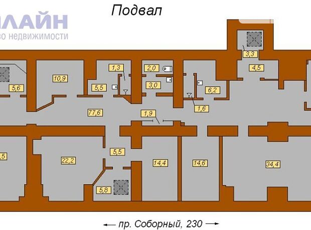 Помещение свободного назначения в Запорожье, сдам в аренду по Соборный проспект 230, район Вознесеновский (Орджоникидзевский), цена: 170 400 грн за объект фото 1 Помещение свободного назначения в Запорожье, сдам в аренду по Соборный проспект 230, район Вознесеновский (Орджоникидзевский), цена: 170 400 грн за объект фото 1
