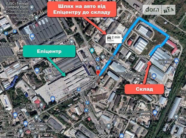 Комерційне приміщення в Тернополі, здам в оренду по Поліська вулиця, район Промисловий, ціна: 55 000 грн за об’єкт фото 1 Комерційне приміщення в Тернополі, здам в оренду по Поліська вулиця, район Промисловий, ціна: 55 000 грн за об’єкт фото 1