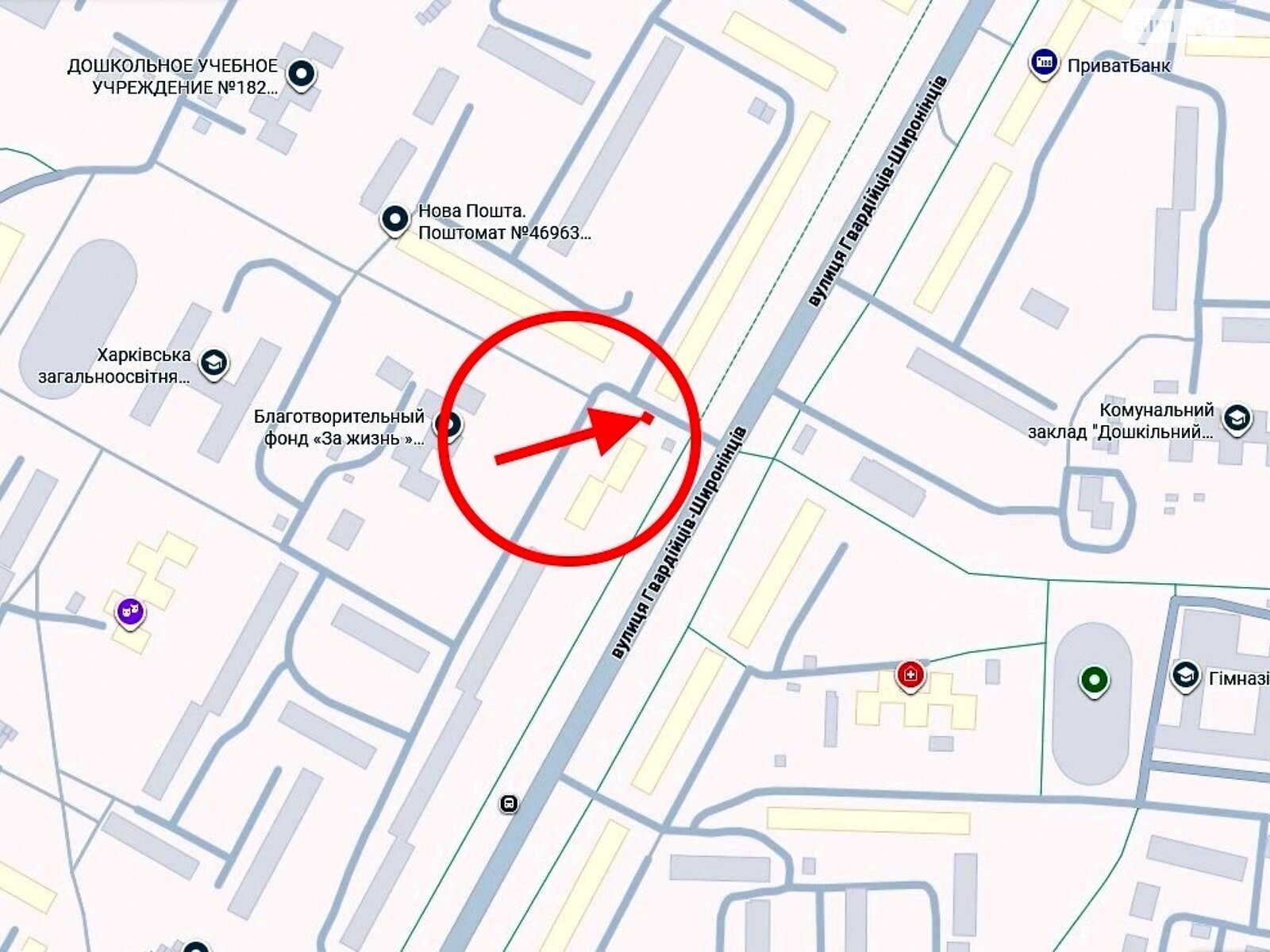 Спеціальне приміщення в Харкові, здам в оренду по Гвардійців-Широнінців вулиця 77, район 524-ий мікрорайон, ціна: 7 000 грн за об’єкт фото 1 Спеціальне приміщення в Харкові, здам в оренду по Гвардійців-Широнінців вулиця 77, район 524-ий мікрорайон, ціна: 7 000 грн за об’єкт фото 1