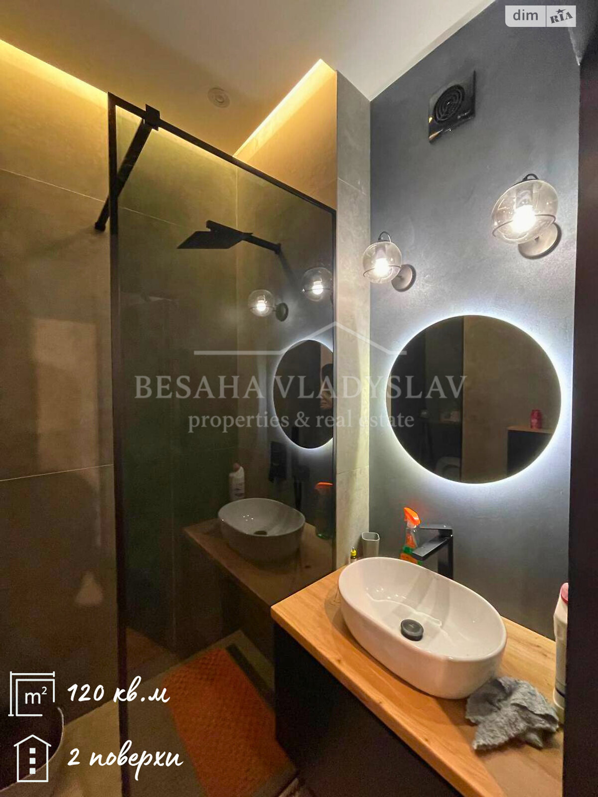 двухэтажный таунхаус, 120 кв. м, кирпич. Сдается помесячно в Днепре, в районе Самарский фото 1