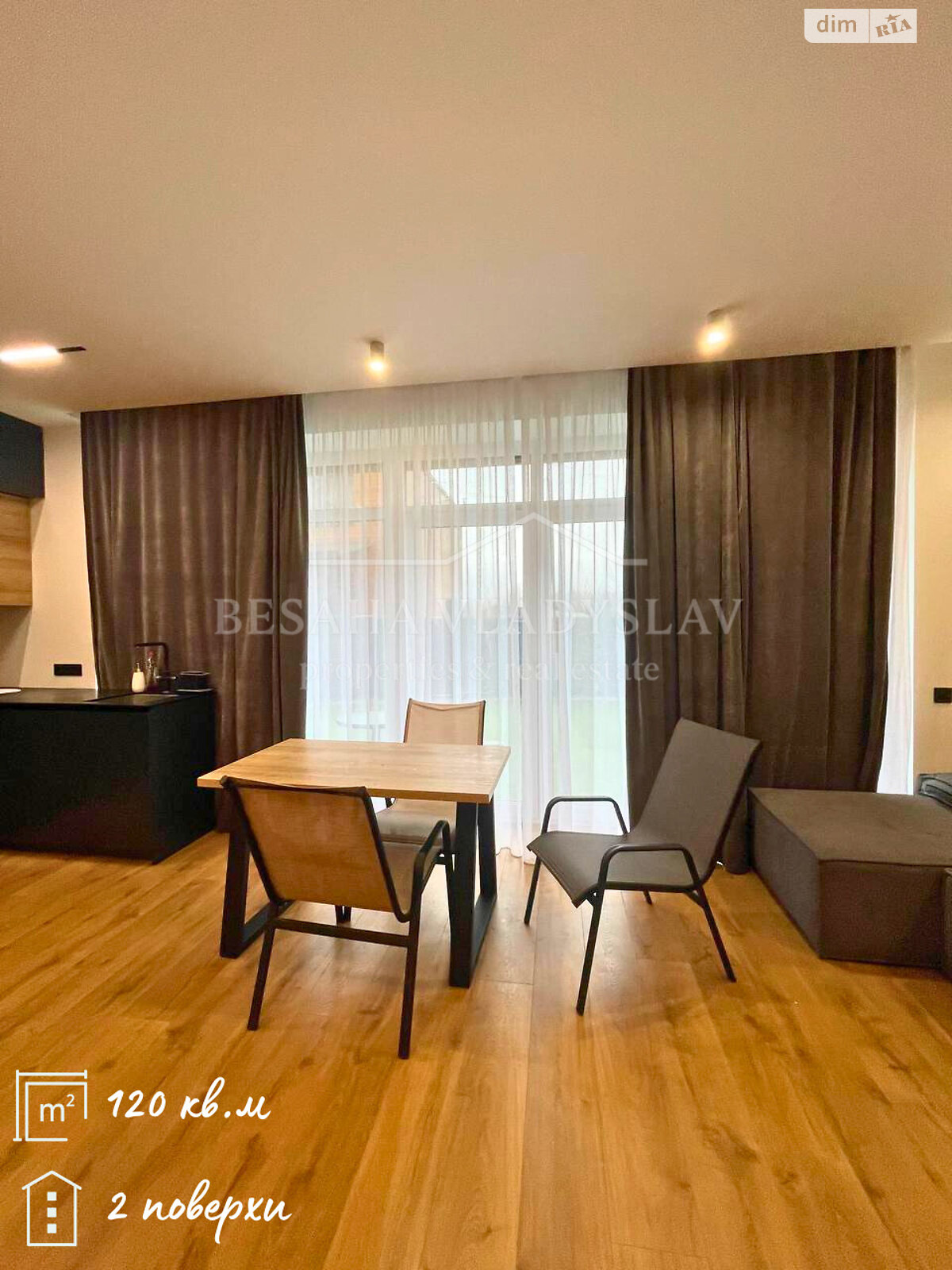 двухэтажный таунхаус, 120 кв. м, кирпич. Сдается помесячно в Днепре, в районе Самарский фото 1