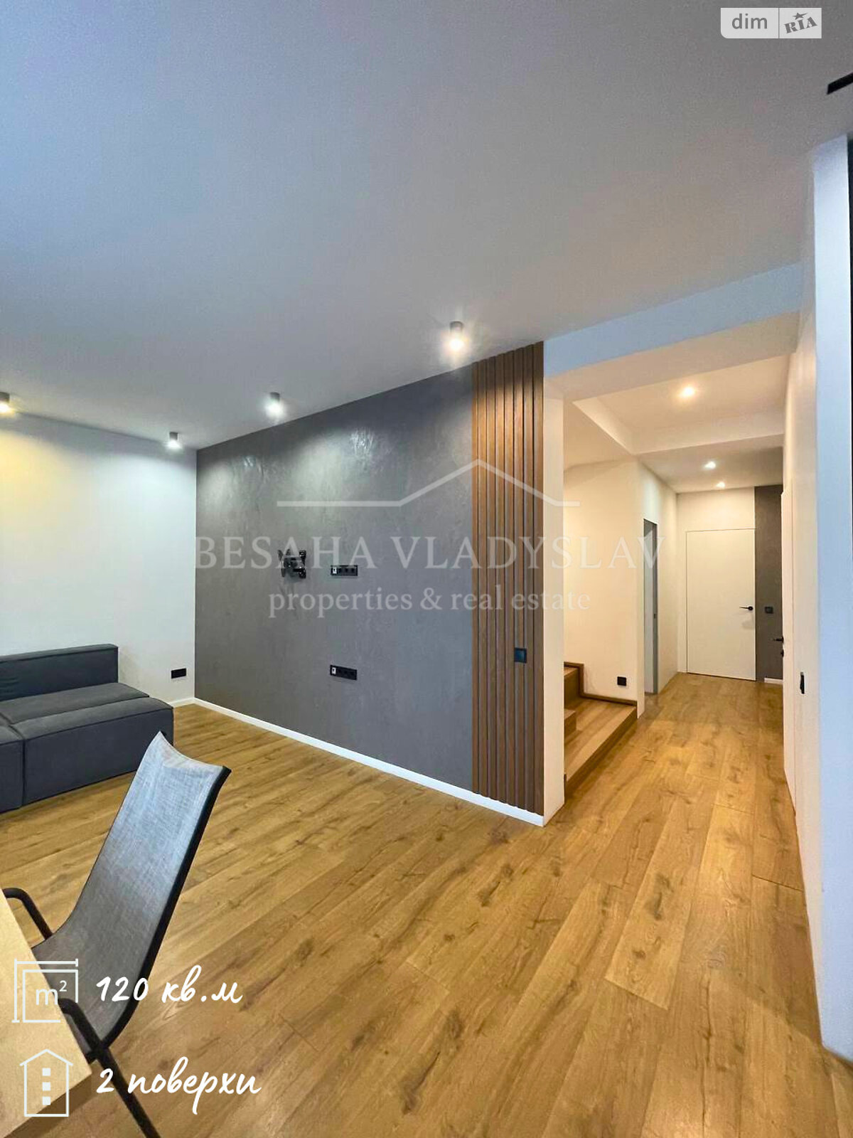 двухэтажный таунхаус, 120 кв. м, кирпич. Сдается помесячно в Днепре, в районе Самарский фото 1