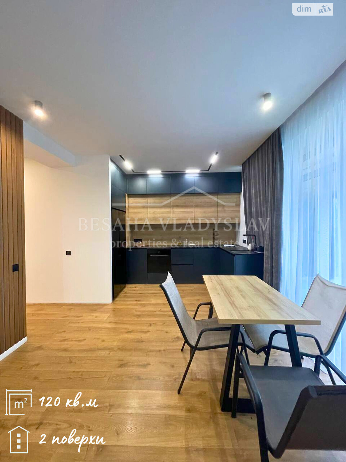 двухэтажный таунхаус, 120 кв. м, кирпич. Сдается помесячно в Днепре, в районе Самарский фото 1