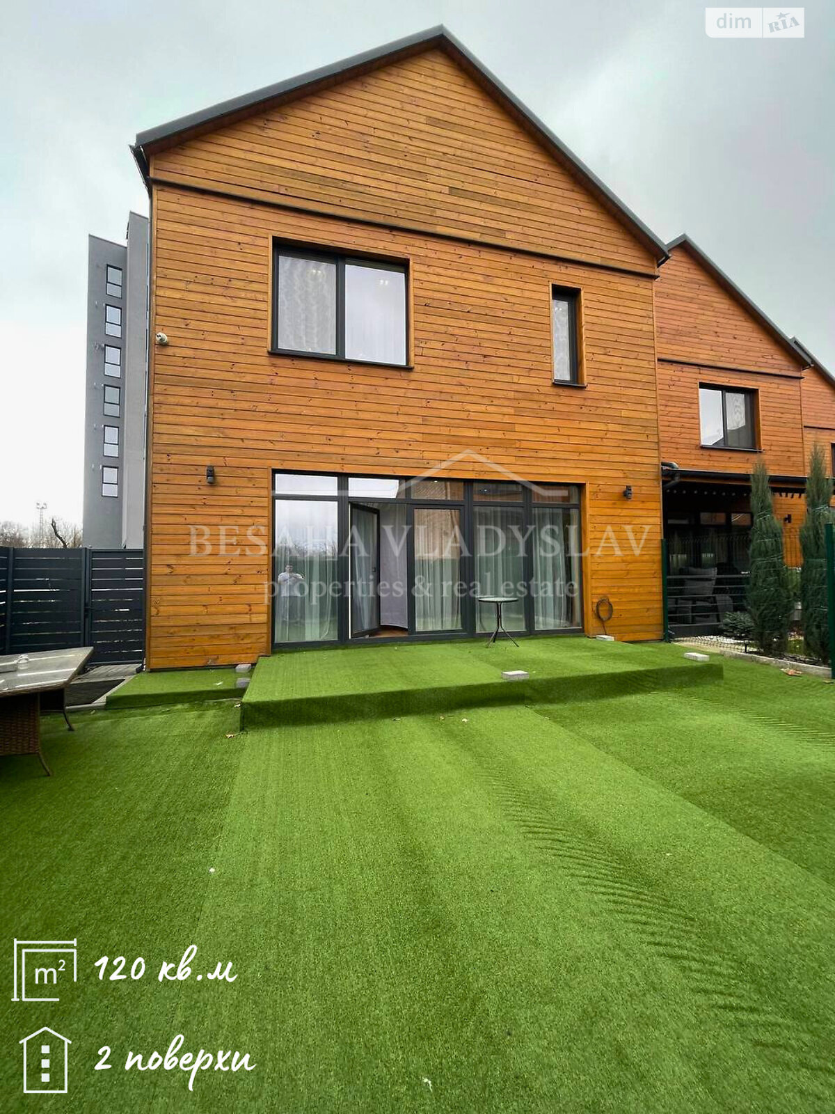 двухэтажный таунхаус, 120 кв. м, кирпич. Сдается помесячно в Днепре, в районе Самарский фото 1