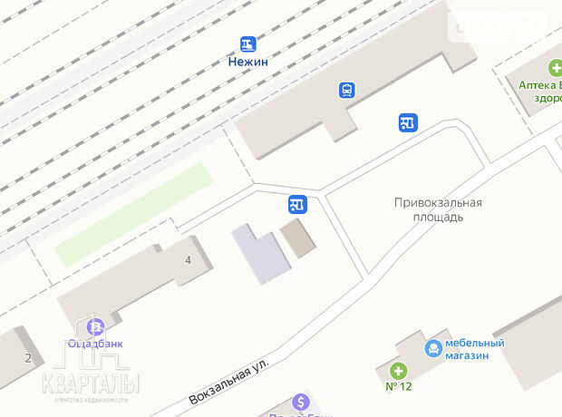 Торговая площадь в Нежине, Вокзальная 6б, цена аренды: 15 000 грн за объект фото 1 Торговая площадь в Нежине, Вокзальная 6б, цена аренды: 15 000 грн за объект фото 1