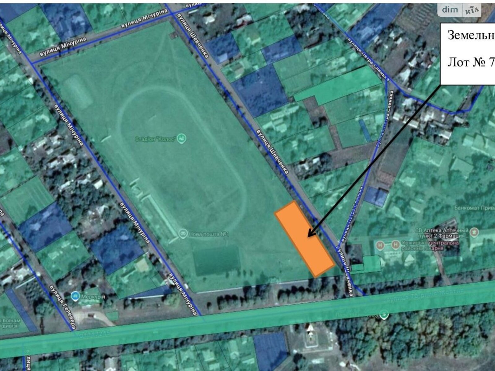 Оренда землі комерційного призначення в Оржице, ціна: 21 934 грн за об’єкт фото 1