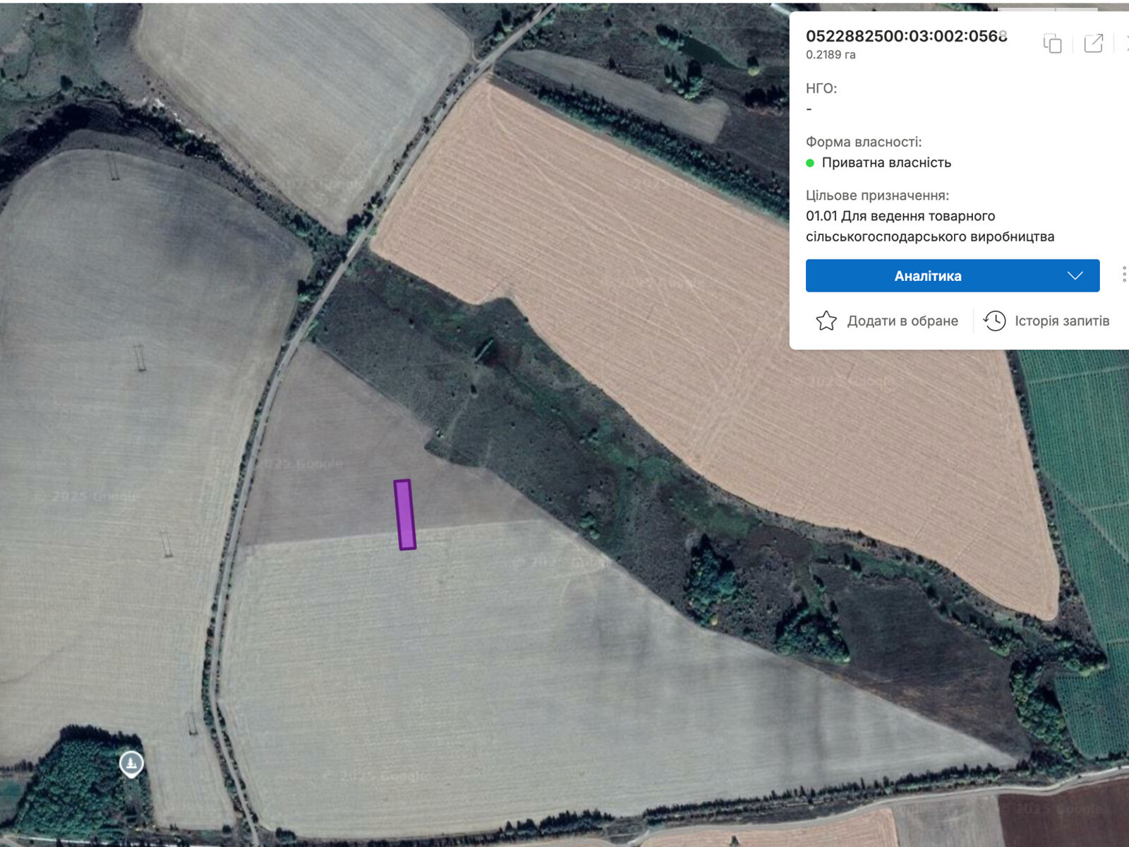 Оренда землі сільськогосподарського призначення в Долинянах, ціна: 2 280 грн за об’єкт фото 1 Оренда землі сільськогосподарського призначення в Долинянах, ціна: 2 280 грн за об’єкт фото 1